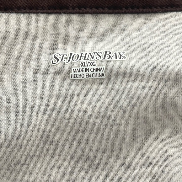 St. John's Bay Brown Shirt Size XL - Picture 3 of 6